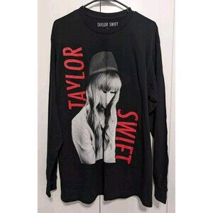 Taylor Swift Red Taylor’s Version Long Sleeve T-Shirt Sz L Official Merchandise
